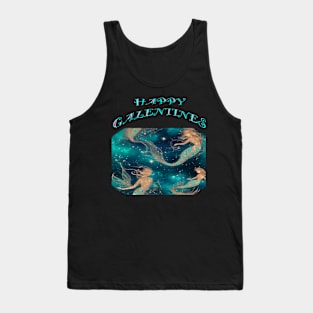 Galentines day mermaids Tank Top